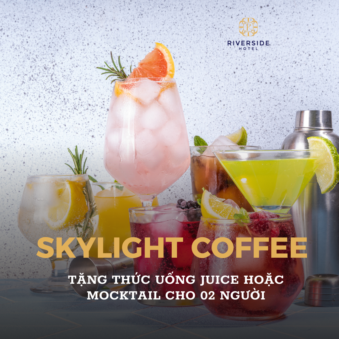  Tặng thức uống Juice hoặc Mocktail cho 02 người